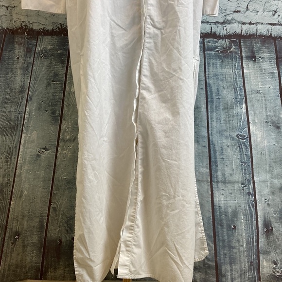 Summersalt Crisp Perfect Boyfriend Shirt Dress Sz S Organic Vacation Resortwear - Picture 4 of 16